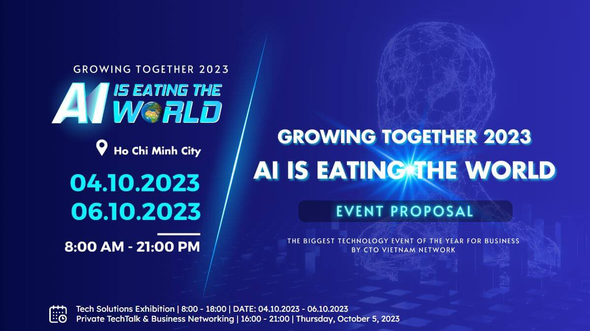 Chuyên gia về AI của MP Transformation sẽ chia sẻ ở sự kiện “Growing Together 2023 - AI Is Eating The World" của CTO Vietnam Network
